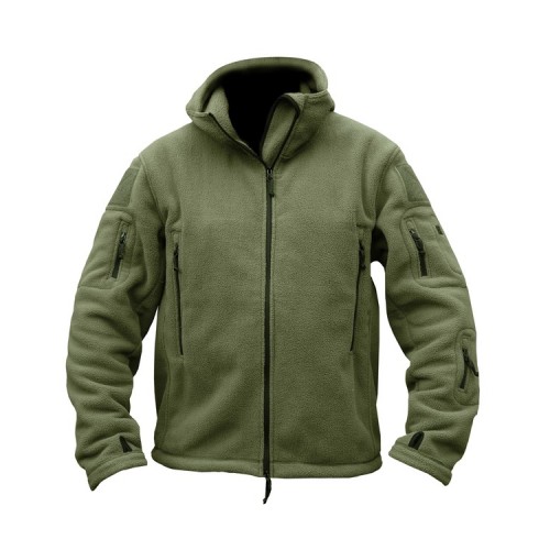 Kombat UK Recon Hoodie (OD), The Recon Hoodie in olive green combines durability, warmth, and practicality for active or tactical use